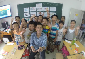 Mike Cho teaching in China