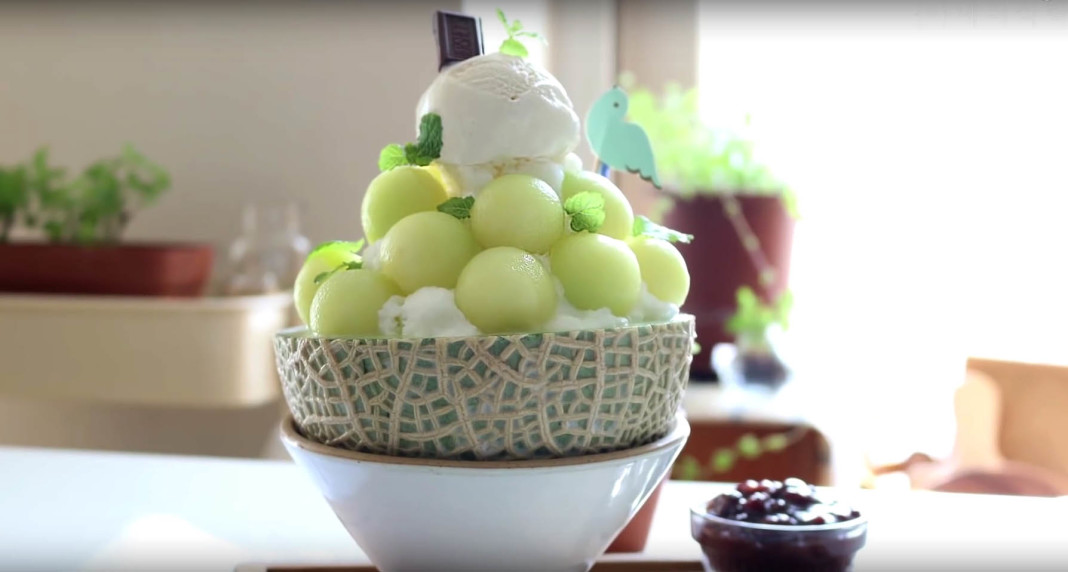 How to make a Korean Melon Shaved Ice Asia Trend