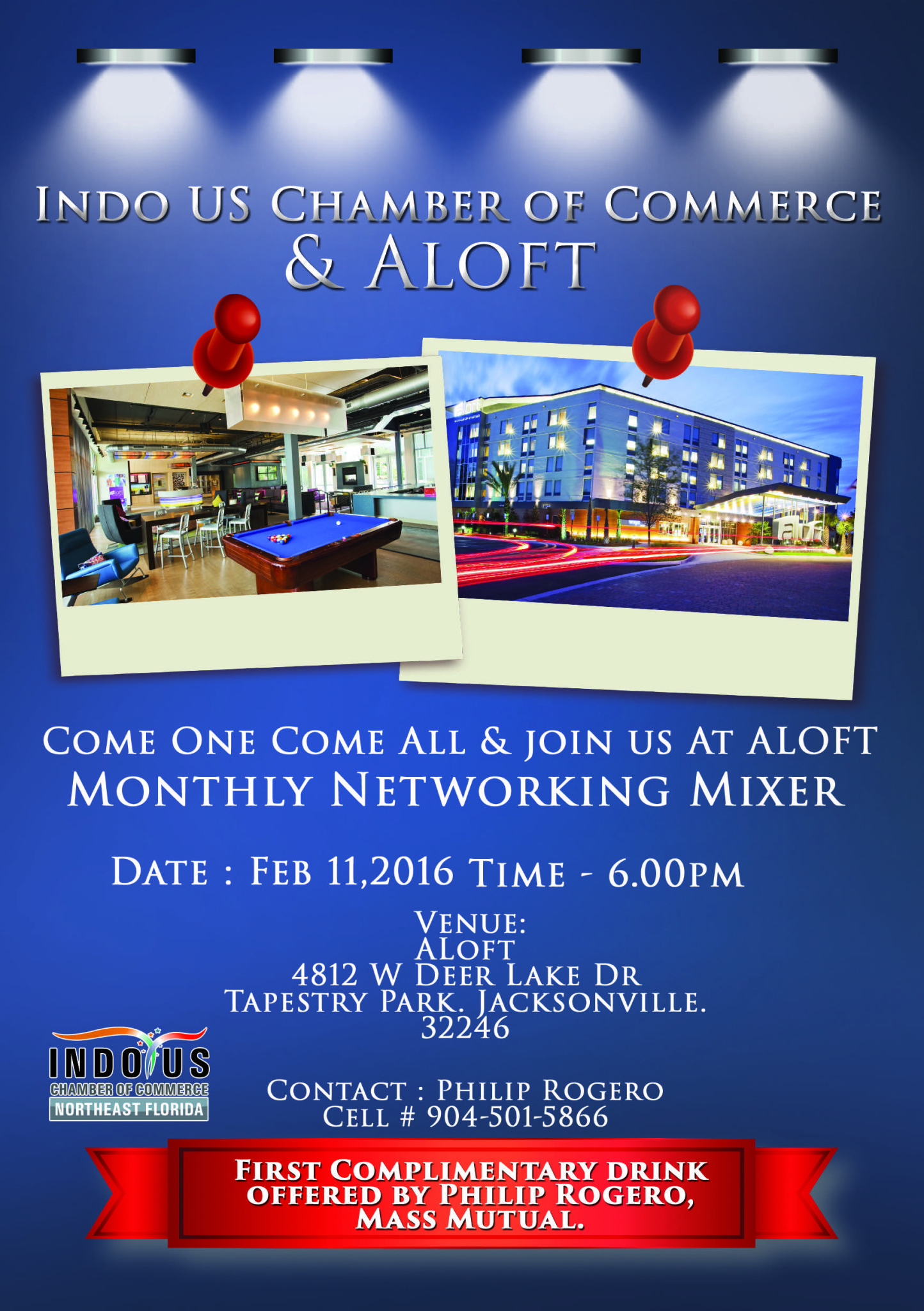 Indo-US Chamber of Commerce North East Florida Monthly Networking Mixer