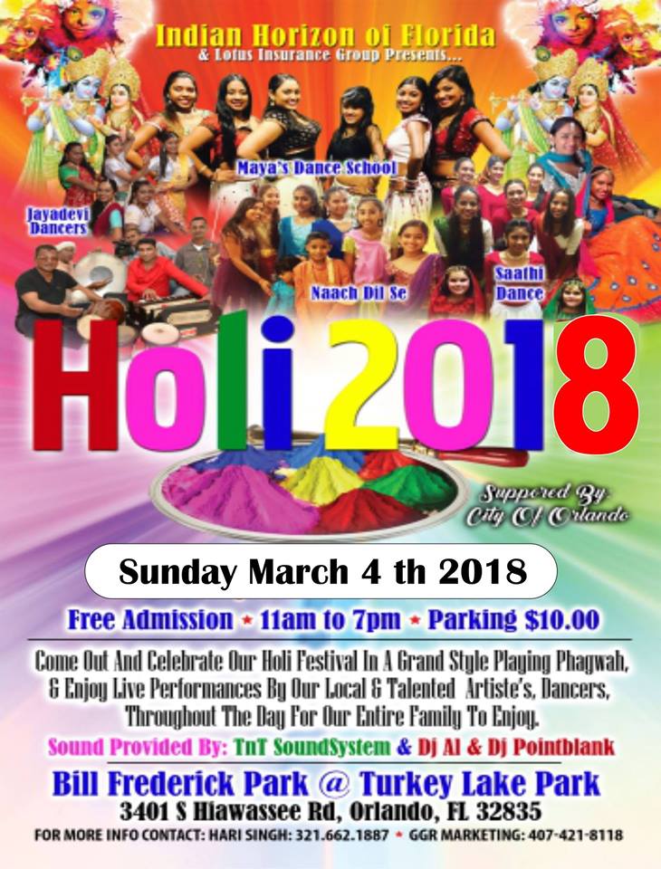 Orlando Holi Festival 2018