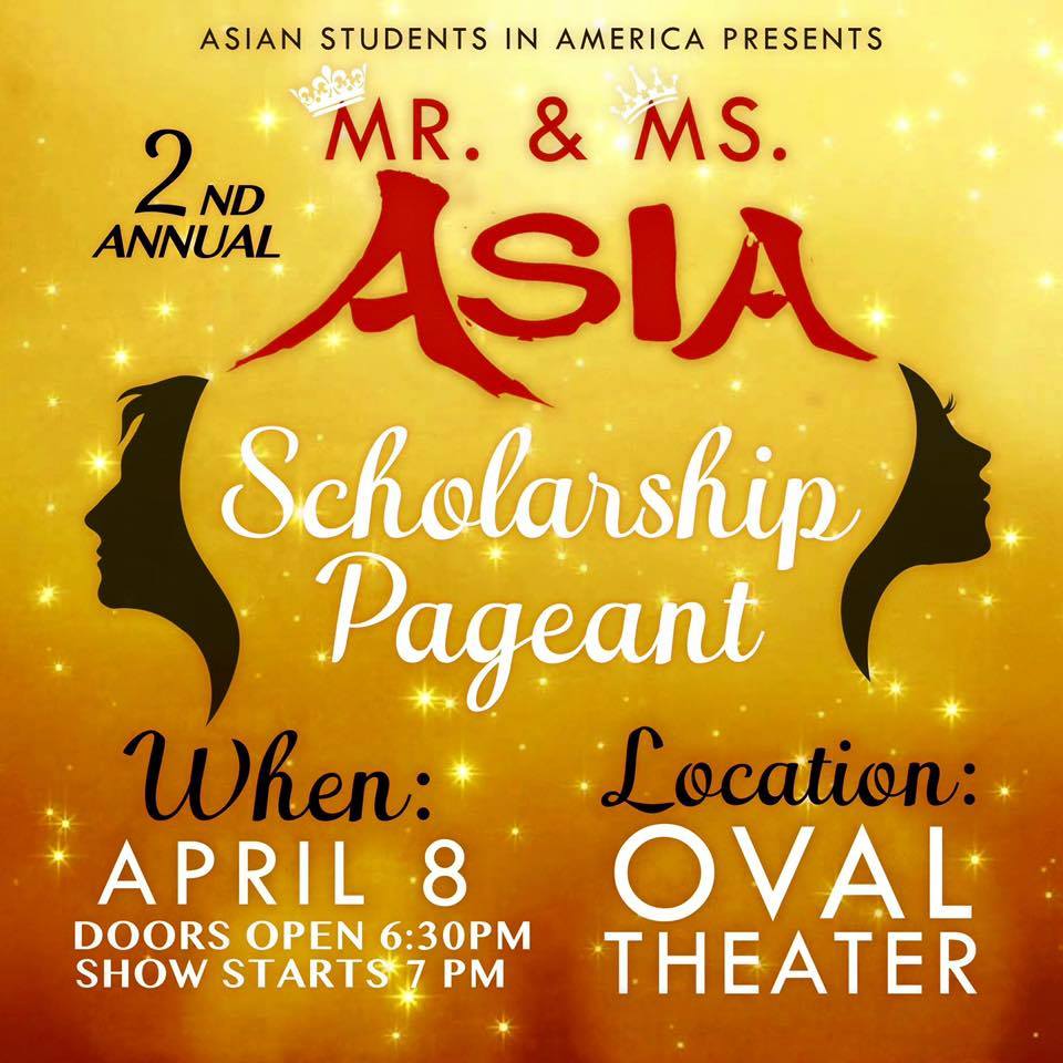 ASiA presents: 2nd Annual Mr. & Ms. ASiA Scholarship Pageant