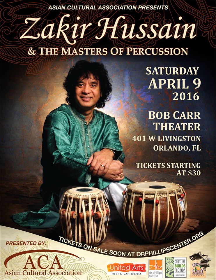 Zakir Hussain and the Masters of Percussion