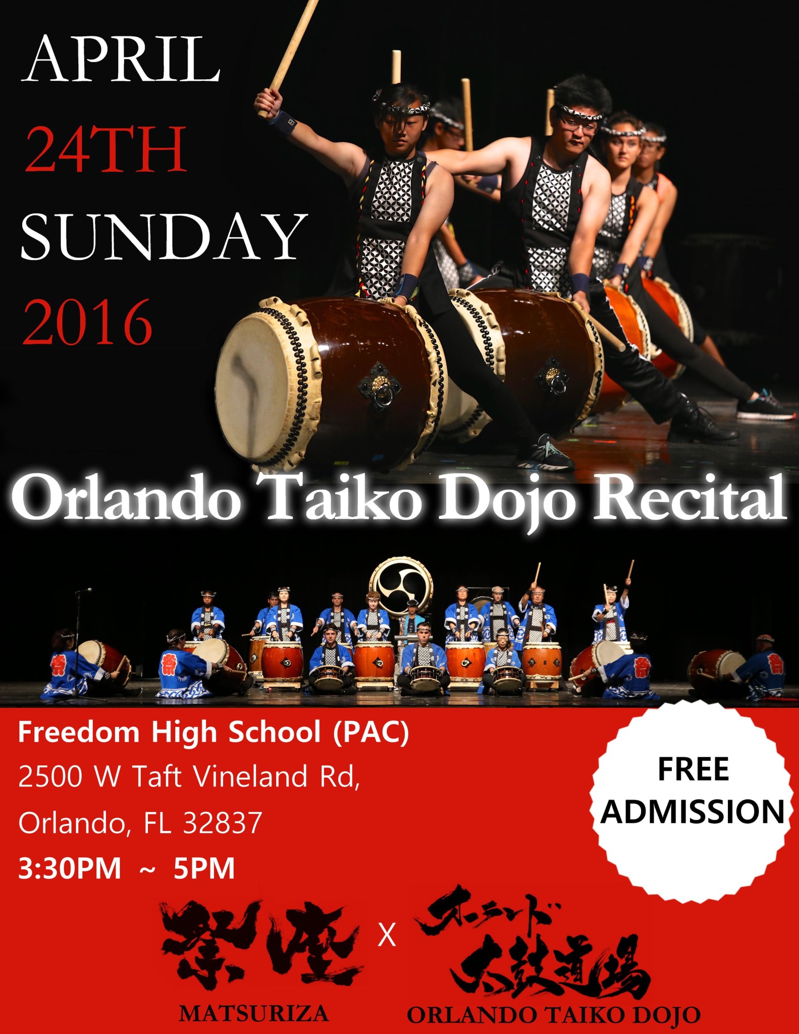 APR 24 Orlando Taiko Dojo Recital