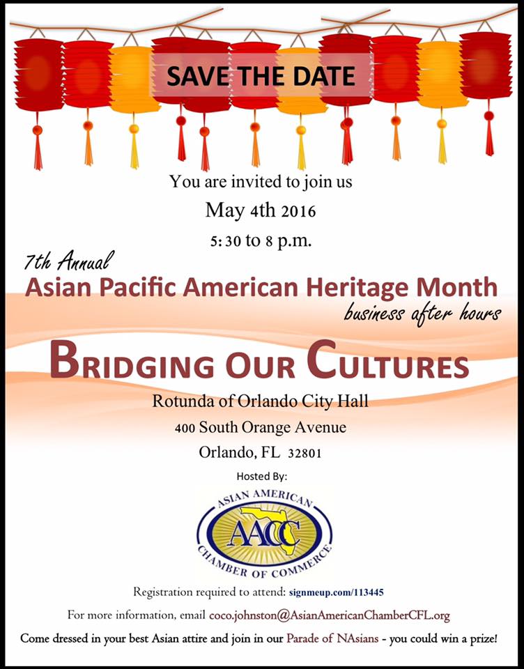 7th Annual Asian Pacific American Heritage Business After Hours Event