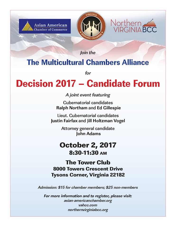 The Multicultural Chamber Alliance for Decision 2017 - Candidate Forum