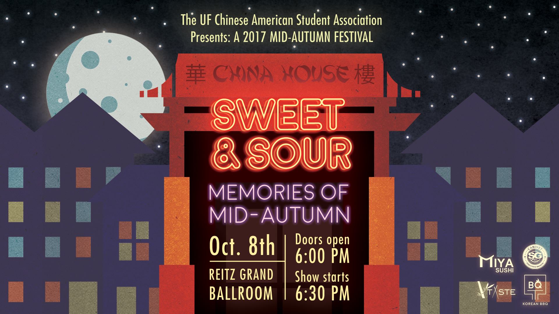 UF CASA's Mid-Autumn Festival 2017: Sweet & Sour Memories of MA