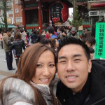 Ricky and May Ly at Asakusa Sensoji -Temple