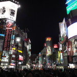 Shibuya night lights