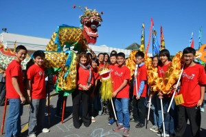Mayor Teresa Jacobs with the REACH of Central Florida at the Dragon Parade and Lunar New Year Festival