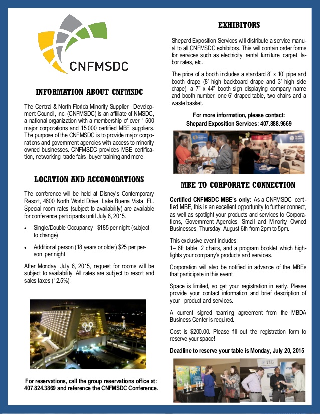 CNFMSDC Trade Fair- 2015