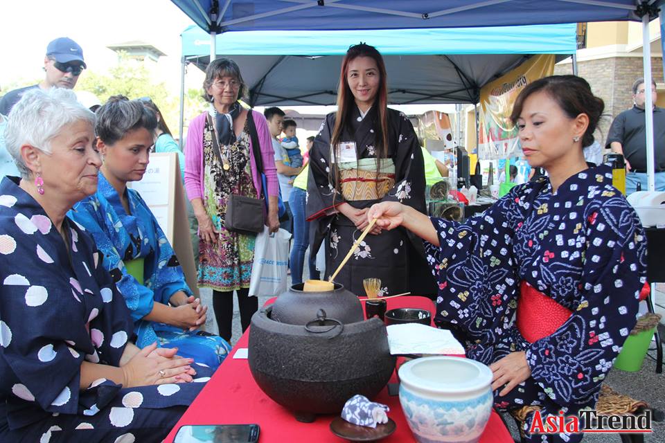 Japanese Tea Ceremony by Orlando J.Club President Teri Mitchell