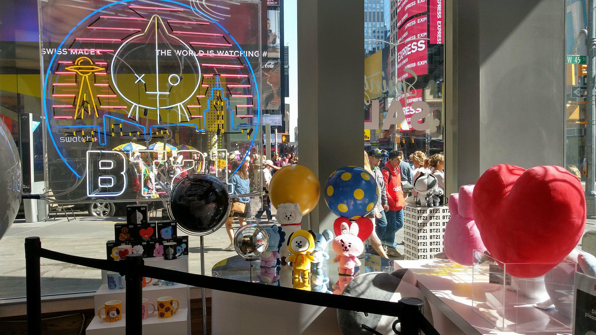  BTS  Fans Shop  BT21 on Your Next Visit to NYC Asia Trend