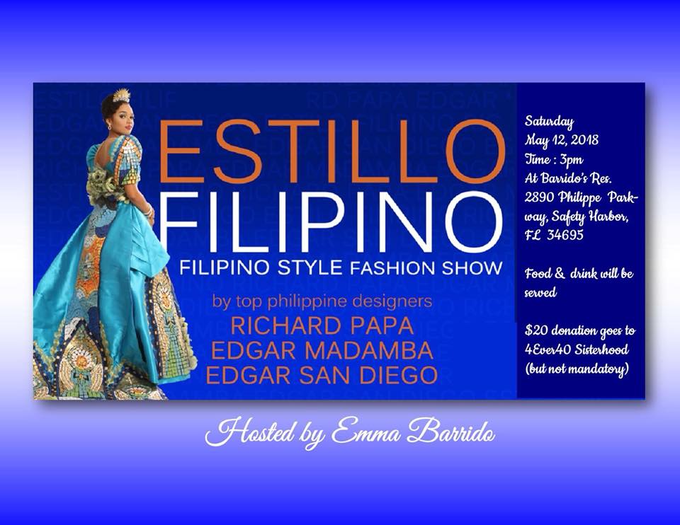 Filipiniana collection of Philippine designers EDGAR SAN DIEGO and RICHARD PAPA