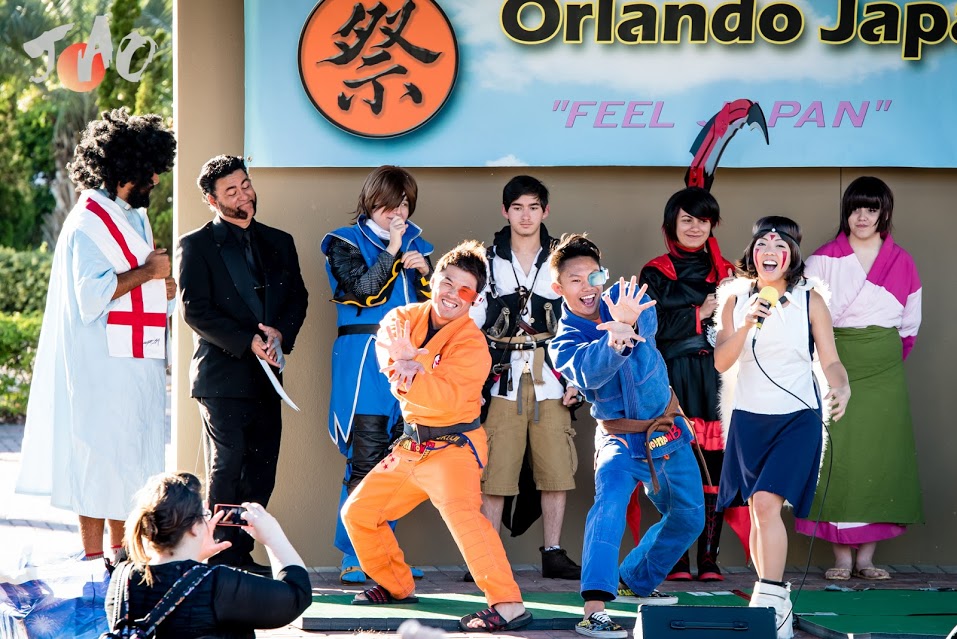 The 100-drummer Taiko drumming performance at the Orlando Japan Festival