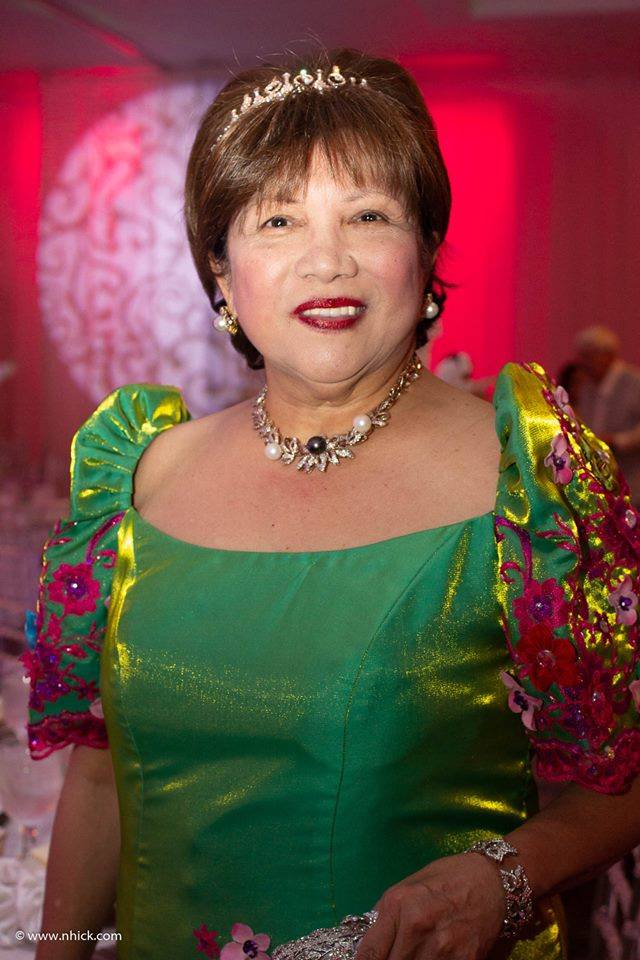 Mrs Lucy Bautista 2018 Sampaguita Ball Chairman