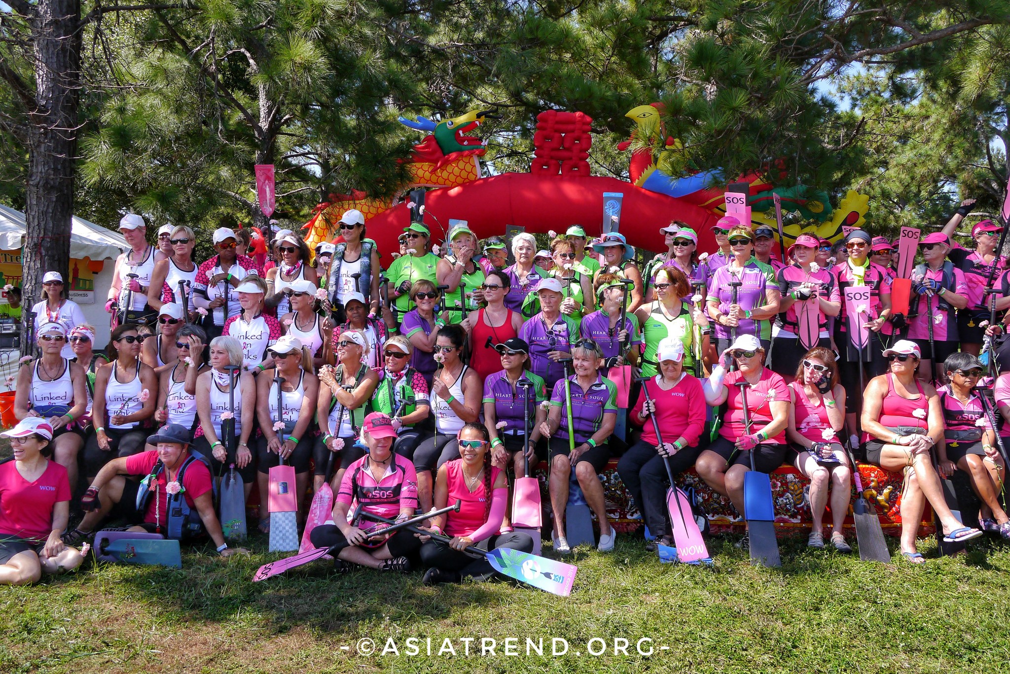 Breast Cancer Survivor Flower Ceremony