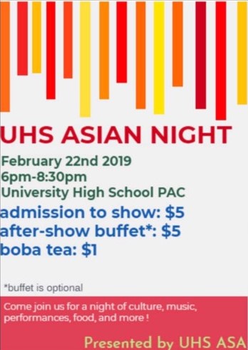 UHS ASA Asian Night 2019
