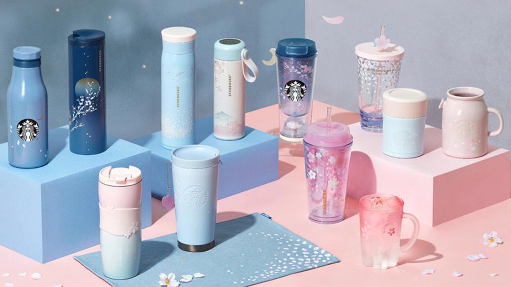 Starbucks Korea 2019 Cherry blossom glitter coldcup 591ml Tracking Avanti size