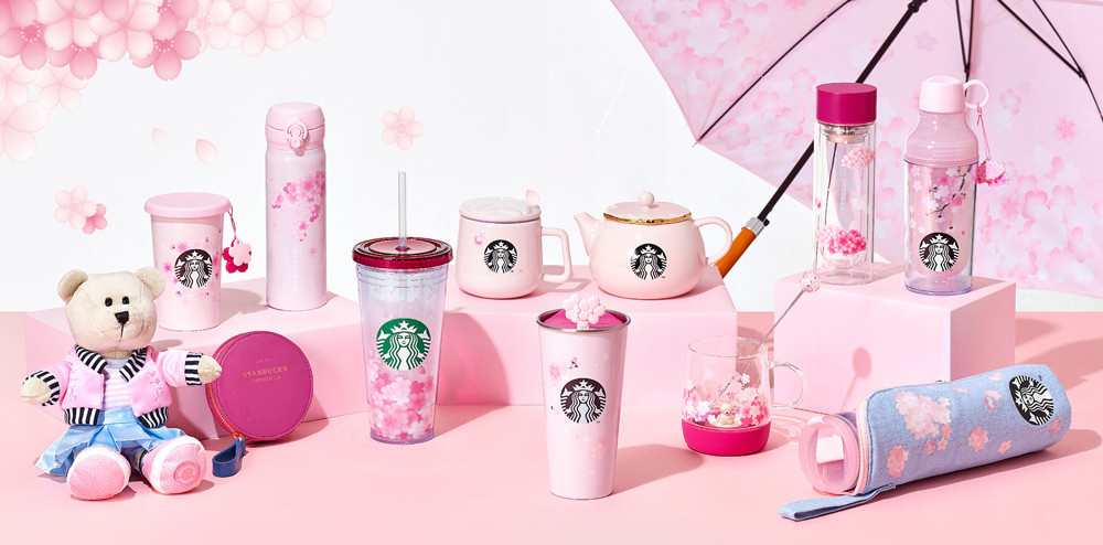 Starbucks Korea SS Pink Blossom DW TO GO Tumbler 591ml 2020 Cherry Blossom