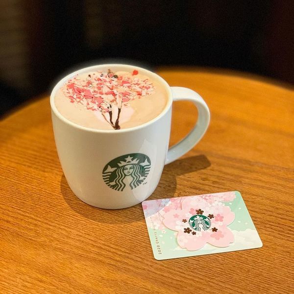 Welcome cherry blossom season with new drinks at Starbucks Japan