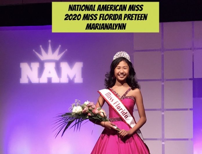 MarianaLynn Togado - National American Miss (NAM) Miss Florida Pre-Teen