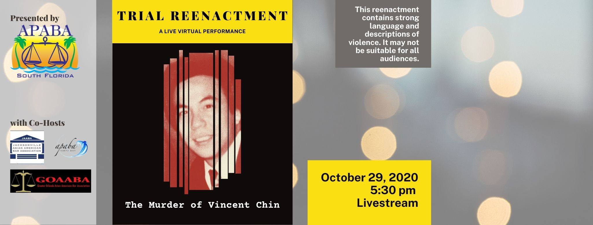 The Murder of Vincent Chin, A Trial Reenactment