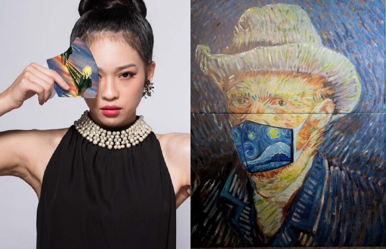 Famous Art Painting Face Masks - Asia Trend
