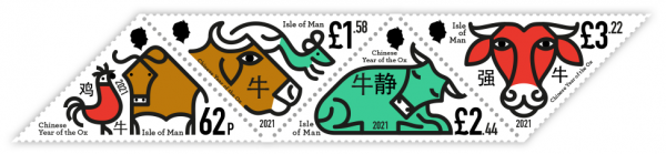Isle of Man Lunar New Year stamp