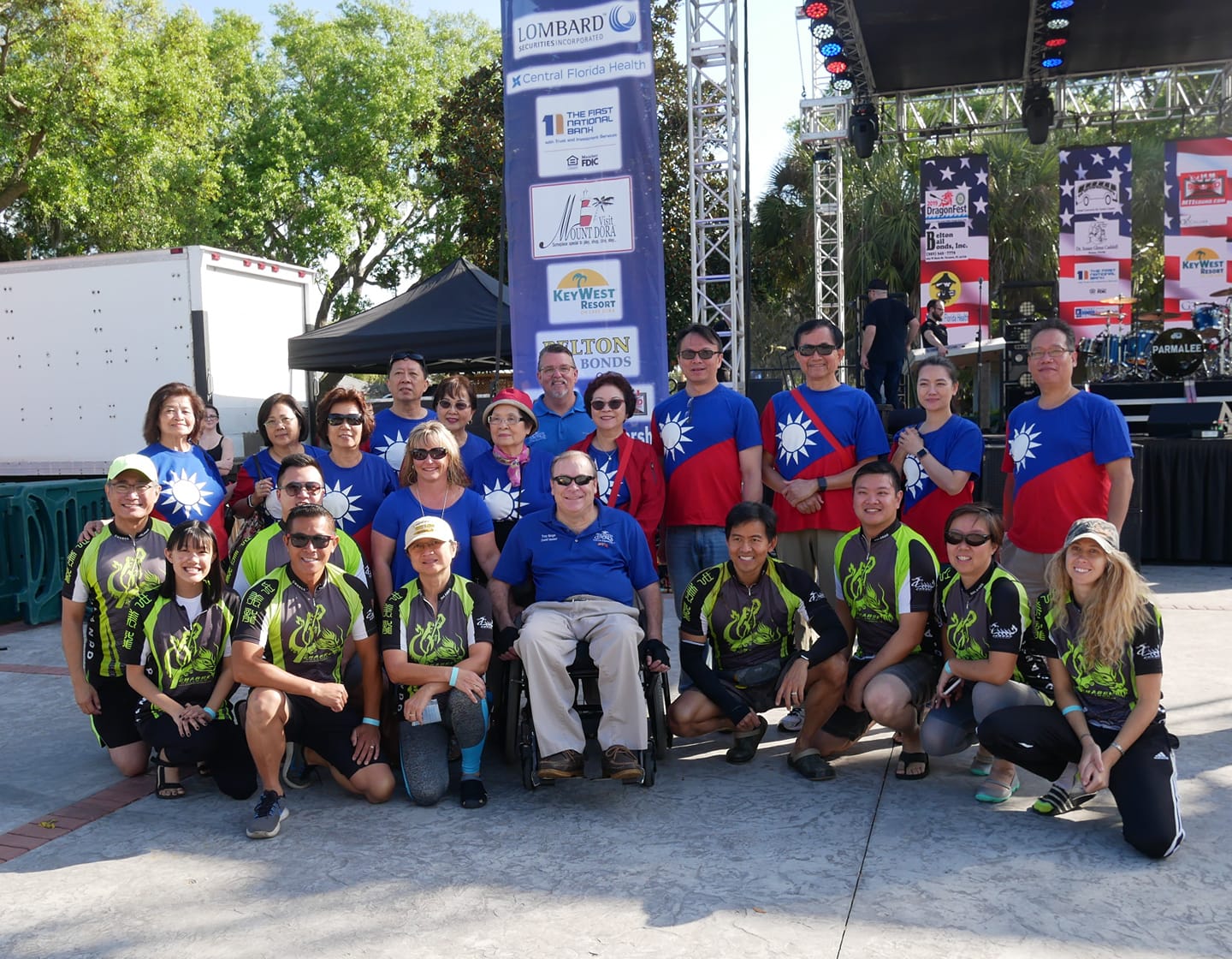 TECO in Miami Director General David Chien, and Florida Chinese Business Association sponsored local C.H.A.R.G.E. Dragon Boat - Orlando race at 2019. 