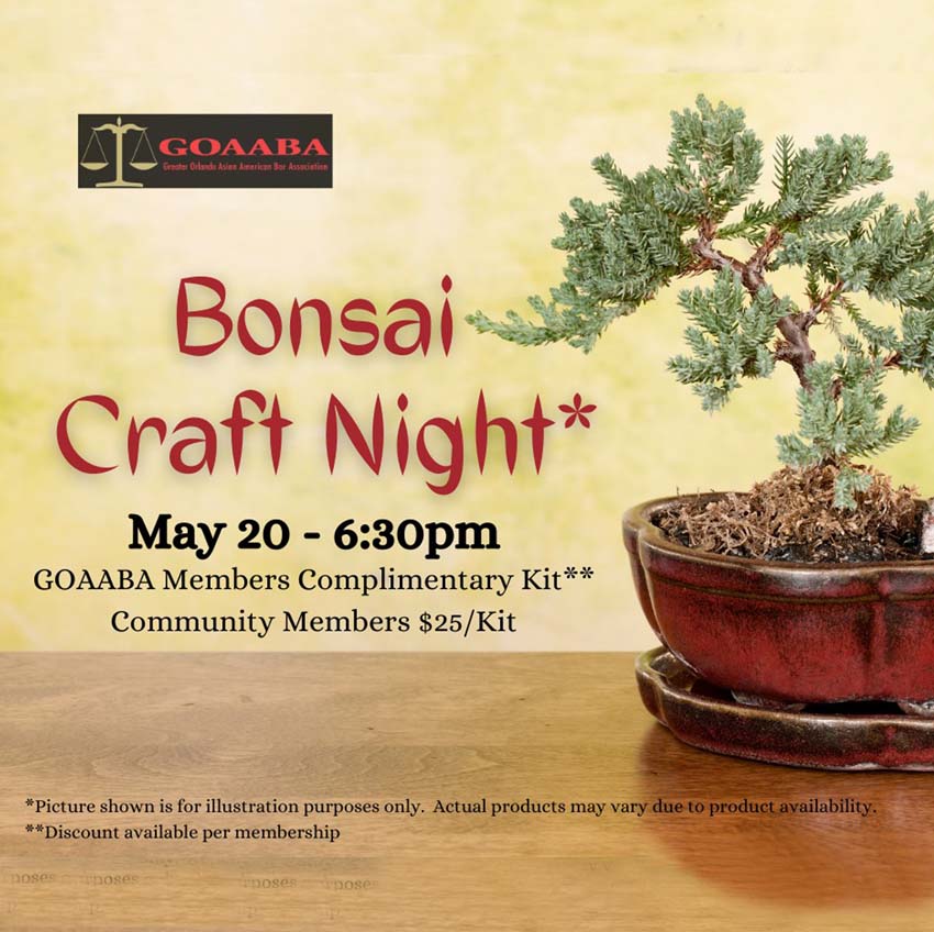 GOAABA Bonsai Craft Night