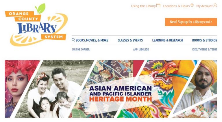 Orange County Library System Asian American and Pacific Islander