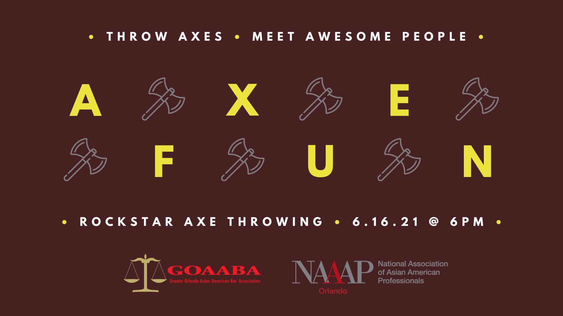 NAAAP Orlando June Social: Axe Throwing