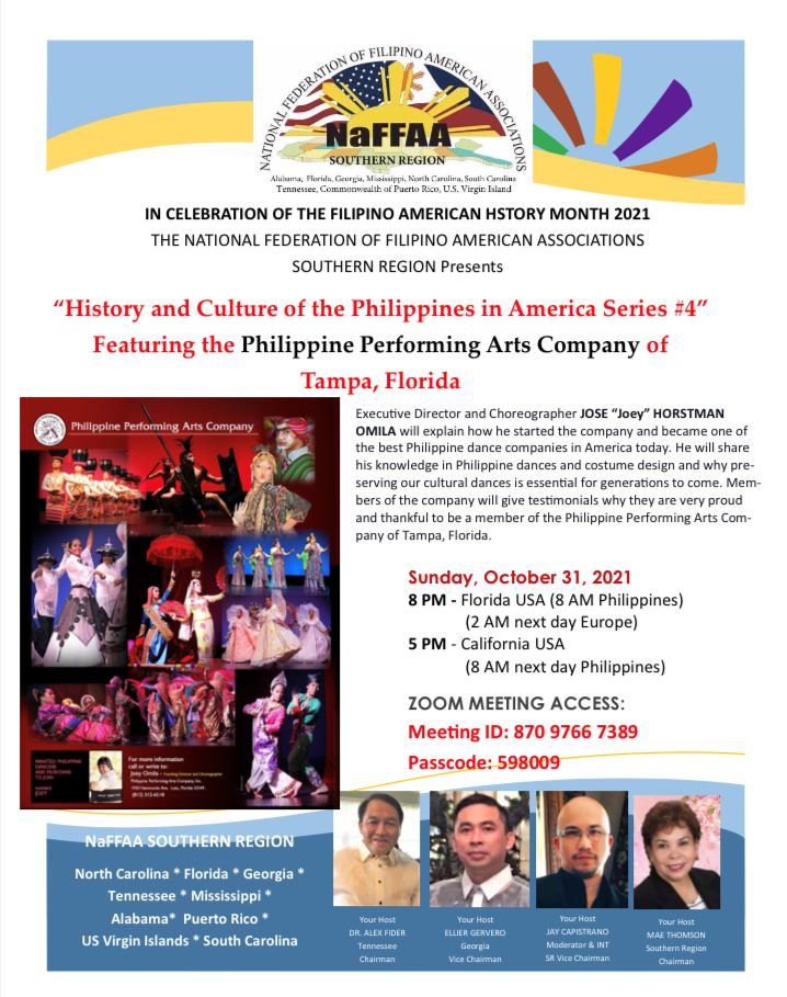 History and Culture of the Philipppines in America Series 4