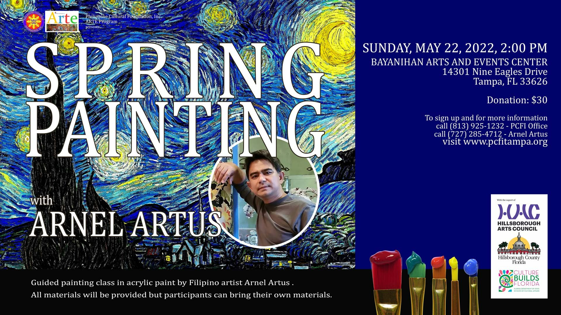 Spring Painting with Arnel Artus 2022