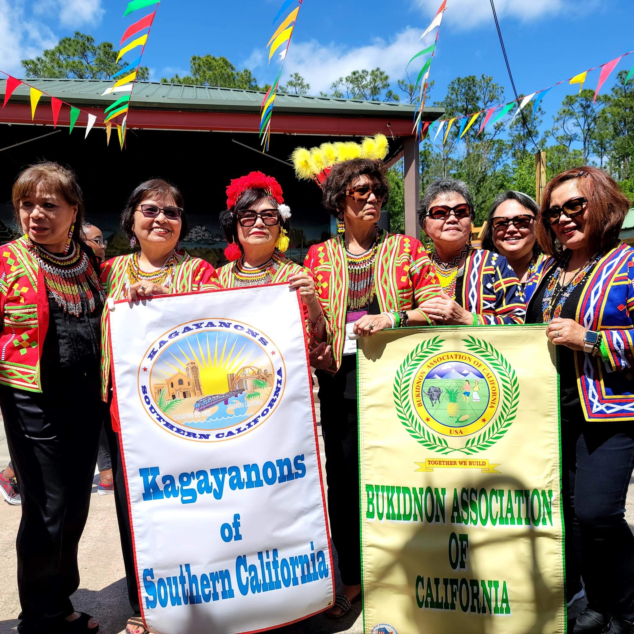 California visitors to PhilFest 2022 from the Kagayanons of Southern California and the Bukidnon Association of California