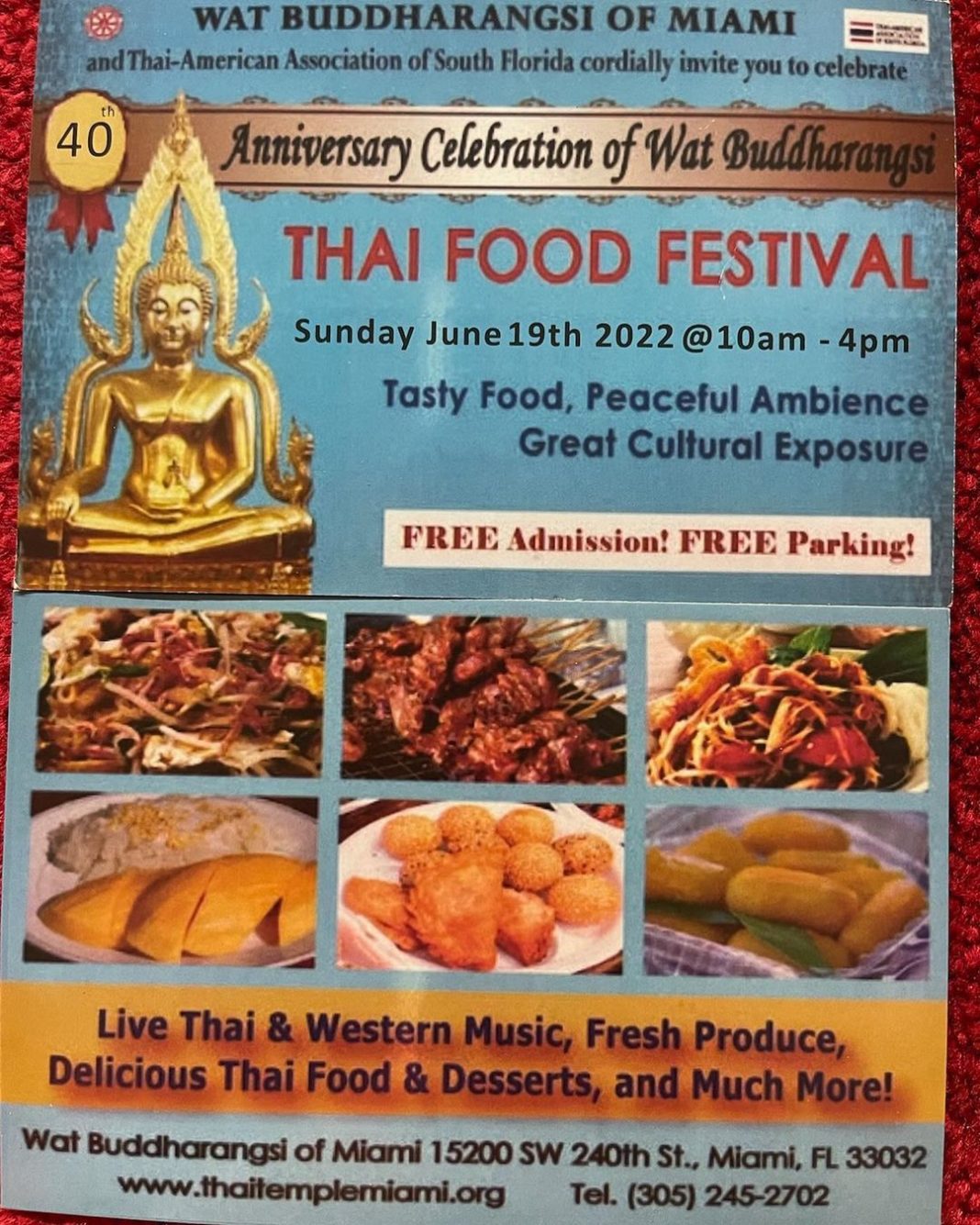 Thai Food Festival in Miami Asia Trend