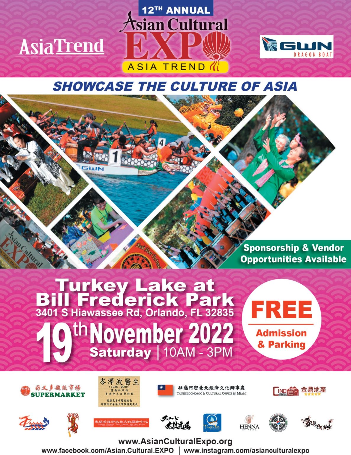 12th Annual Asian Cultural EXPO 2022 Asia Trend