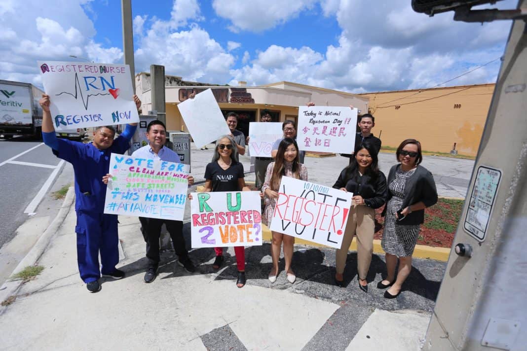 Central Florida's Asian American Pacific Islander Community Rallies for Day of ACT-ion for National Voter Registration Day