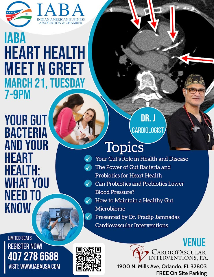 IABA- Heart Health Session & Meet & Greet with Dr Pradip Jamnadas (Cardiologist)