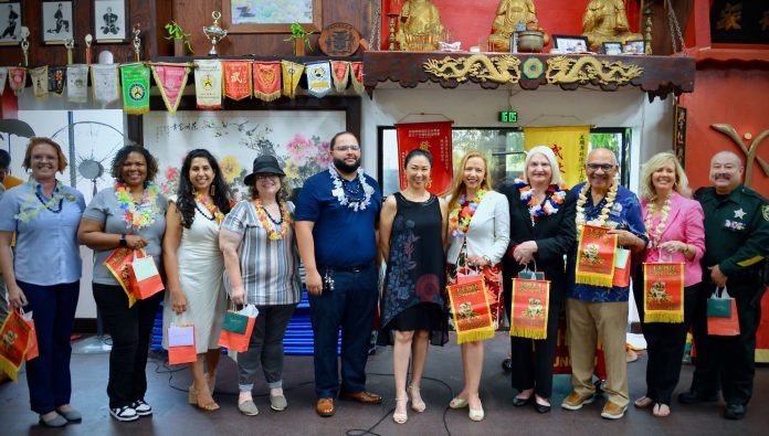 Make Us Visible Florida hosted a celebration ceremony at the Wah Lum Kung Fu Temple