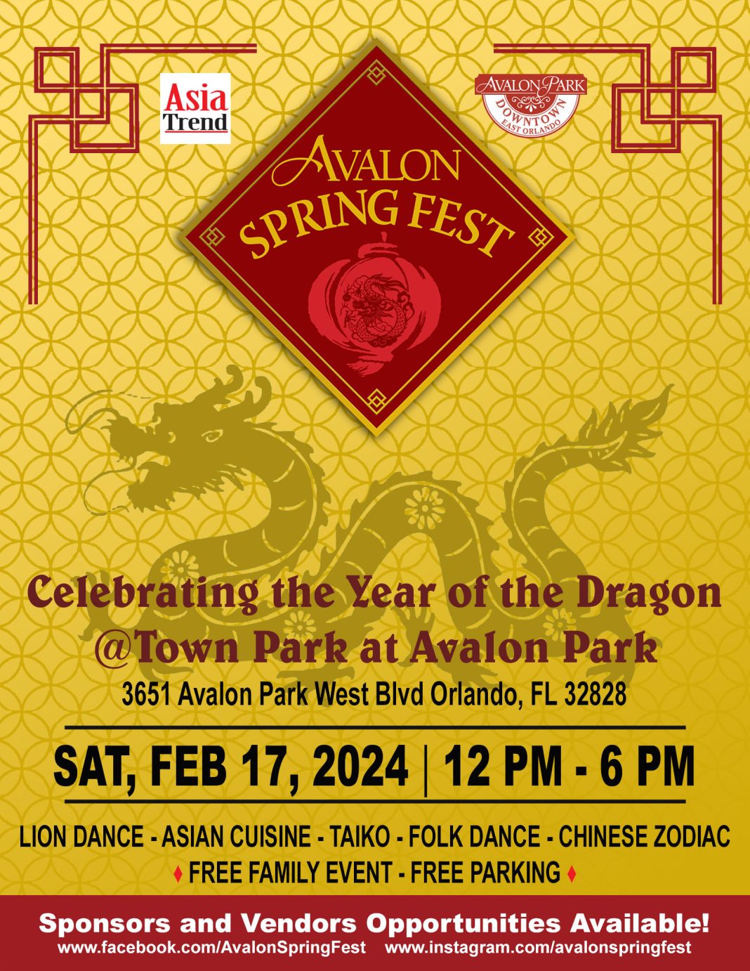 Avalon SpringFest 2024 Lunar New Year Festival Asia Trend