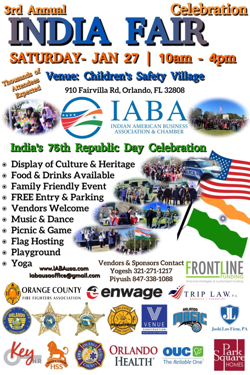 3rd annual IABA INDIA FAIR (Mela) in Orlando Asia Trend