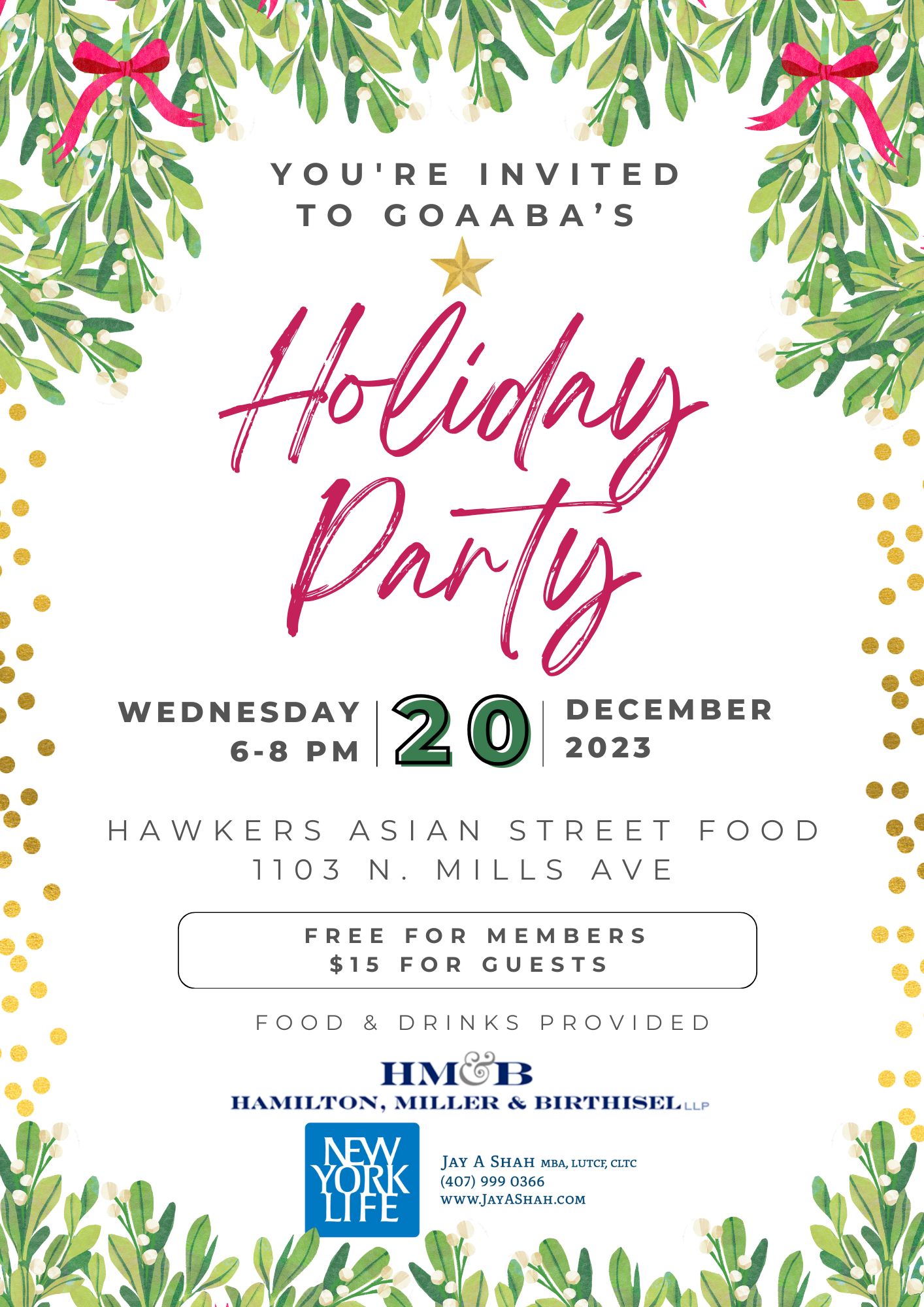 GOAABA Holiday Party