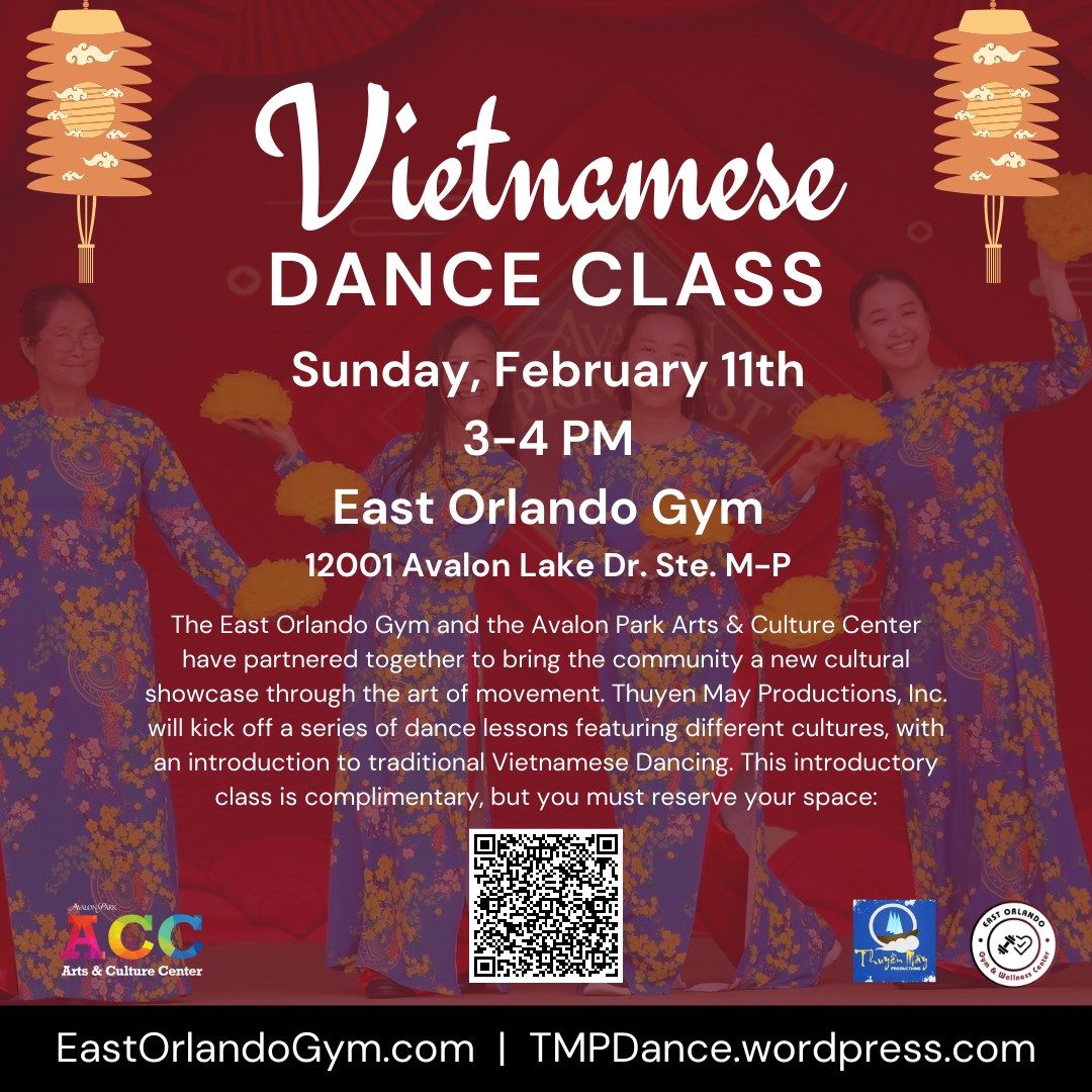 Vietnameee Dance Class at Avalon Park Orlando