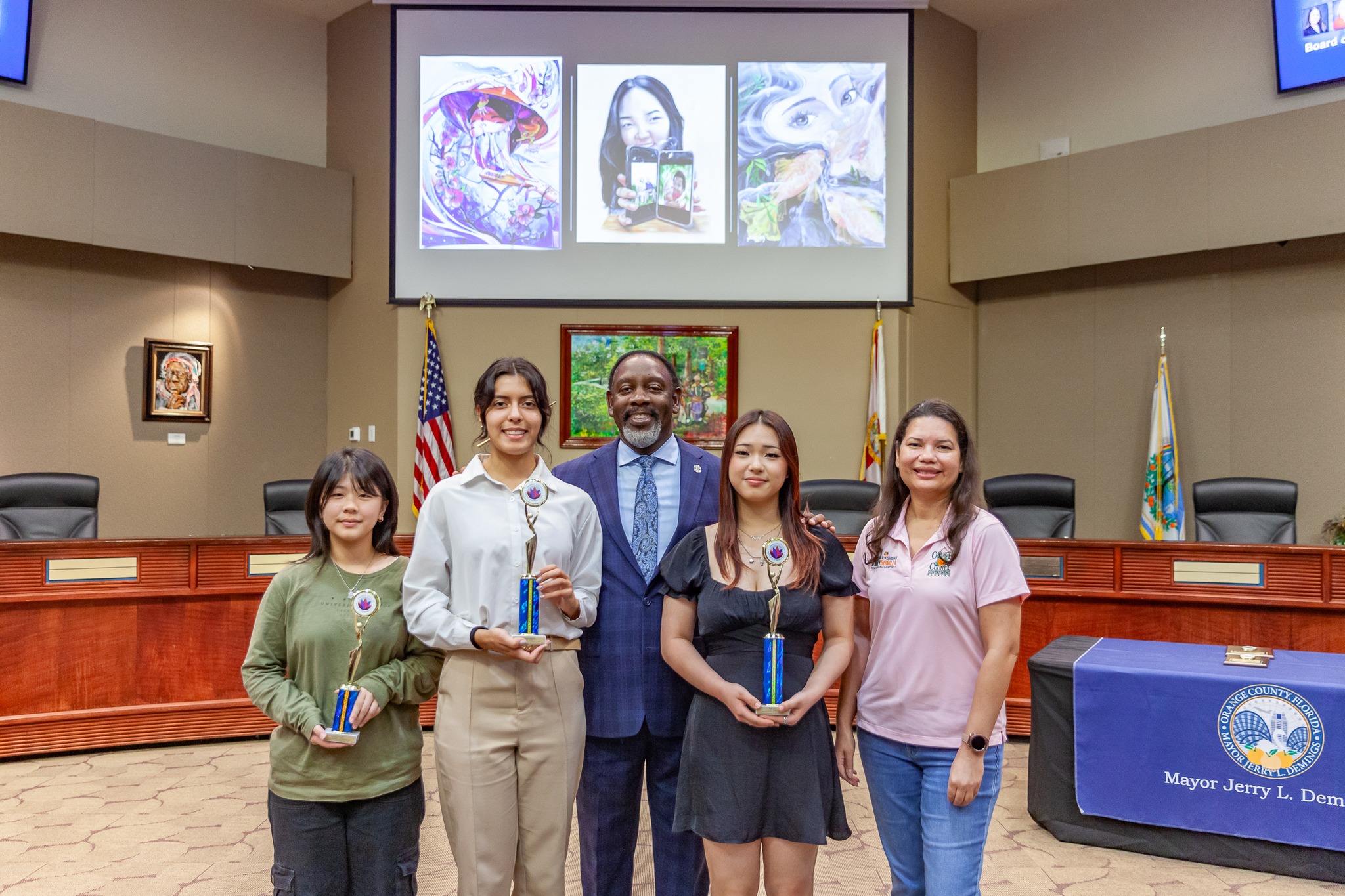 Asian-Inspired Art Contest Awards Ceremony