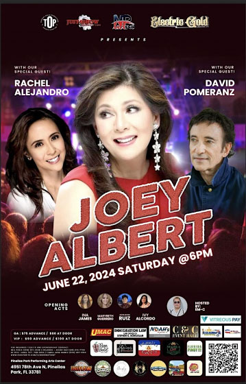 Joey Albert with Rachel Alejandro and David Pomeranz Live in Pinellas Park
