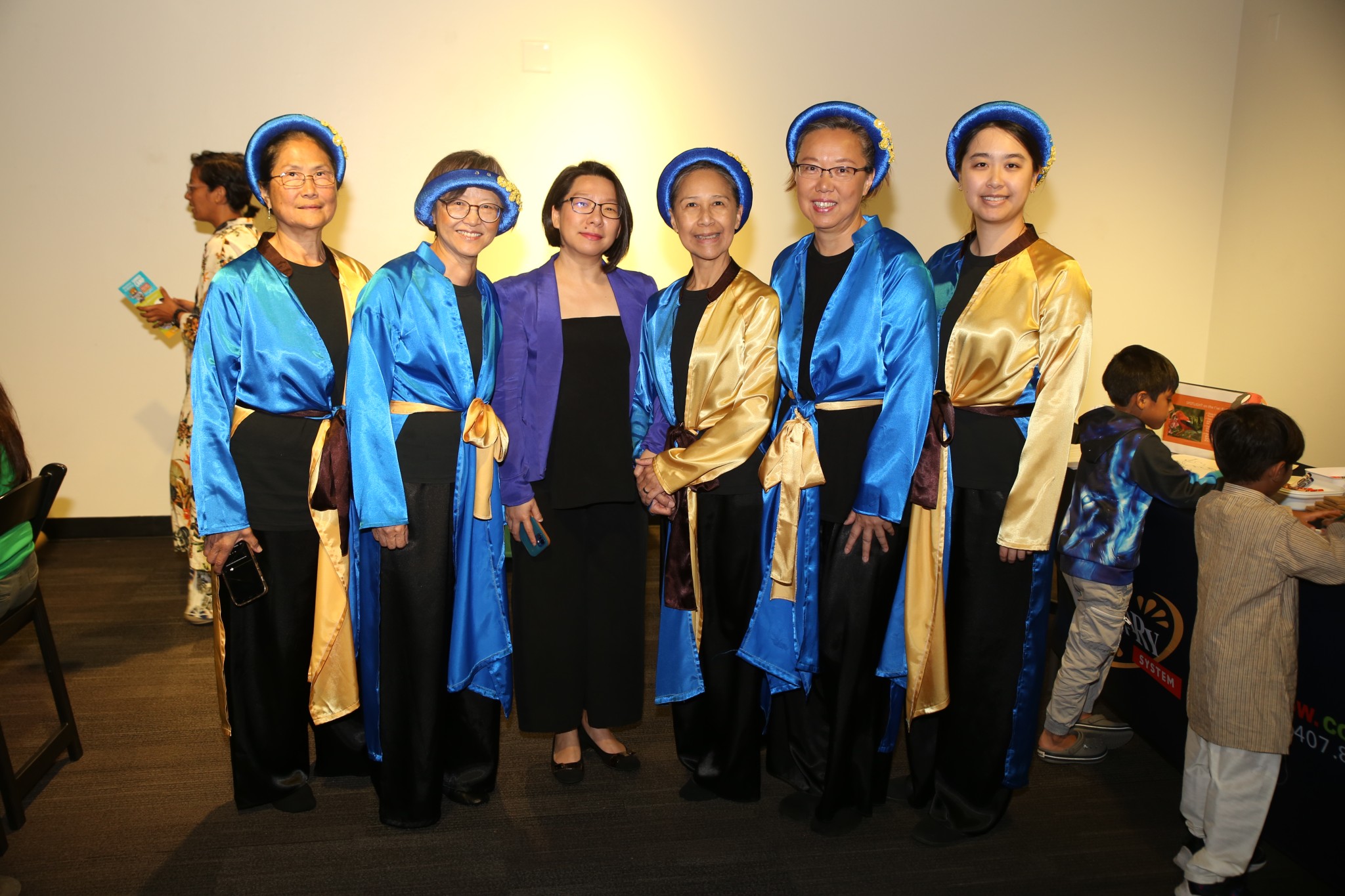 Dr. Lanlan Kuang and Thuyen May Productions at the Orange County Regional History Center's Asian American community cultural dance performance program 2024