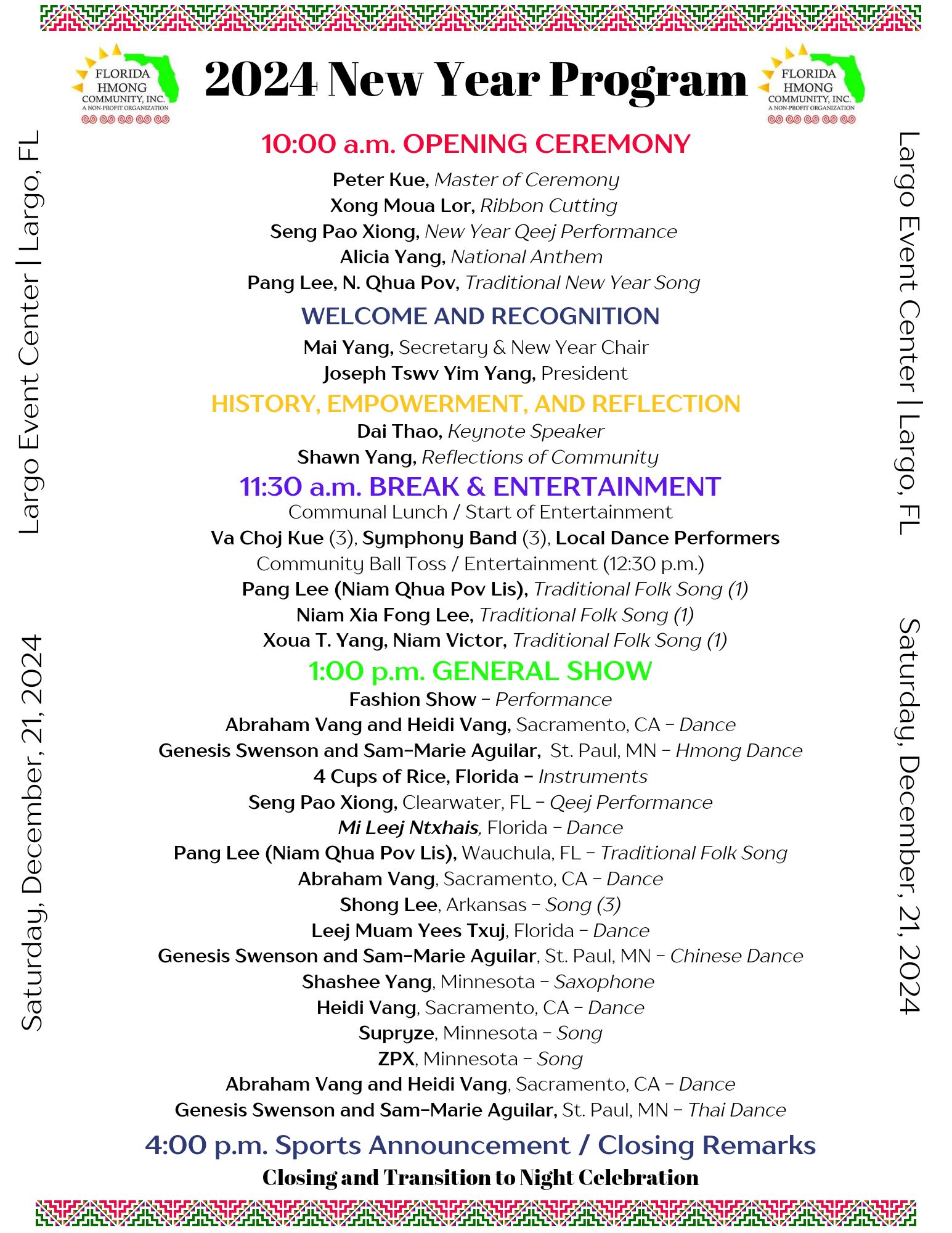 Florida Hmong New Year
