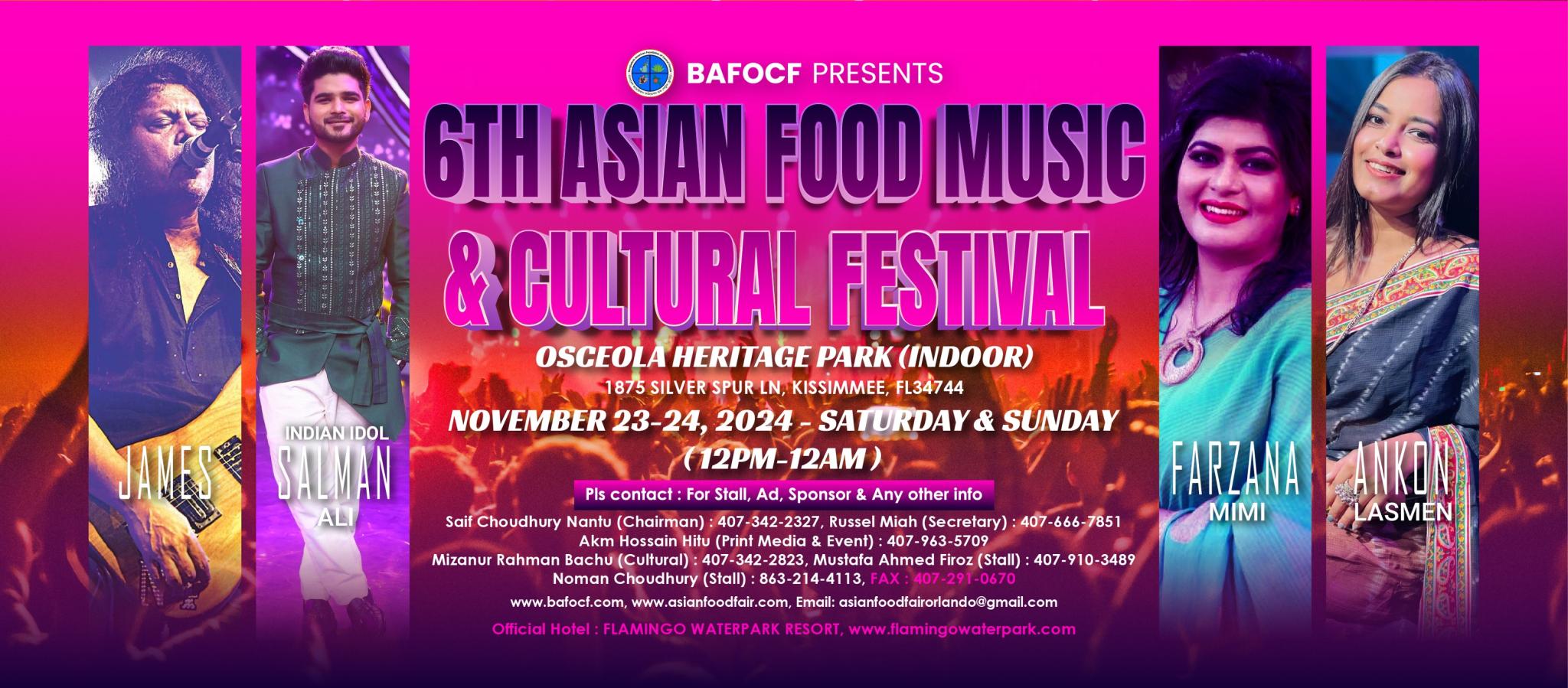 Asian Food Music and Cultural Festival Orlando