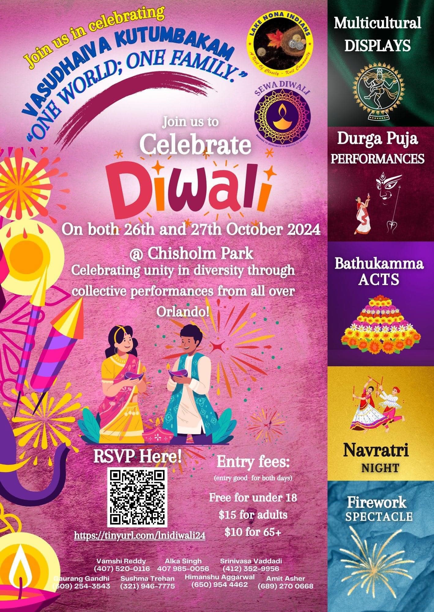 Diwali celebration in Orlando